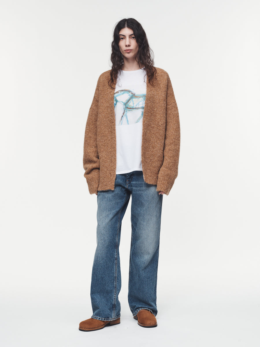 The Bailey Camel Cable Knit Cropped Cardigan Sweater – Cason Couture