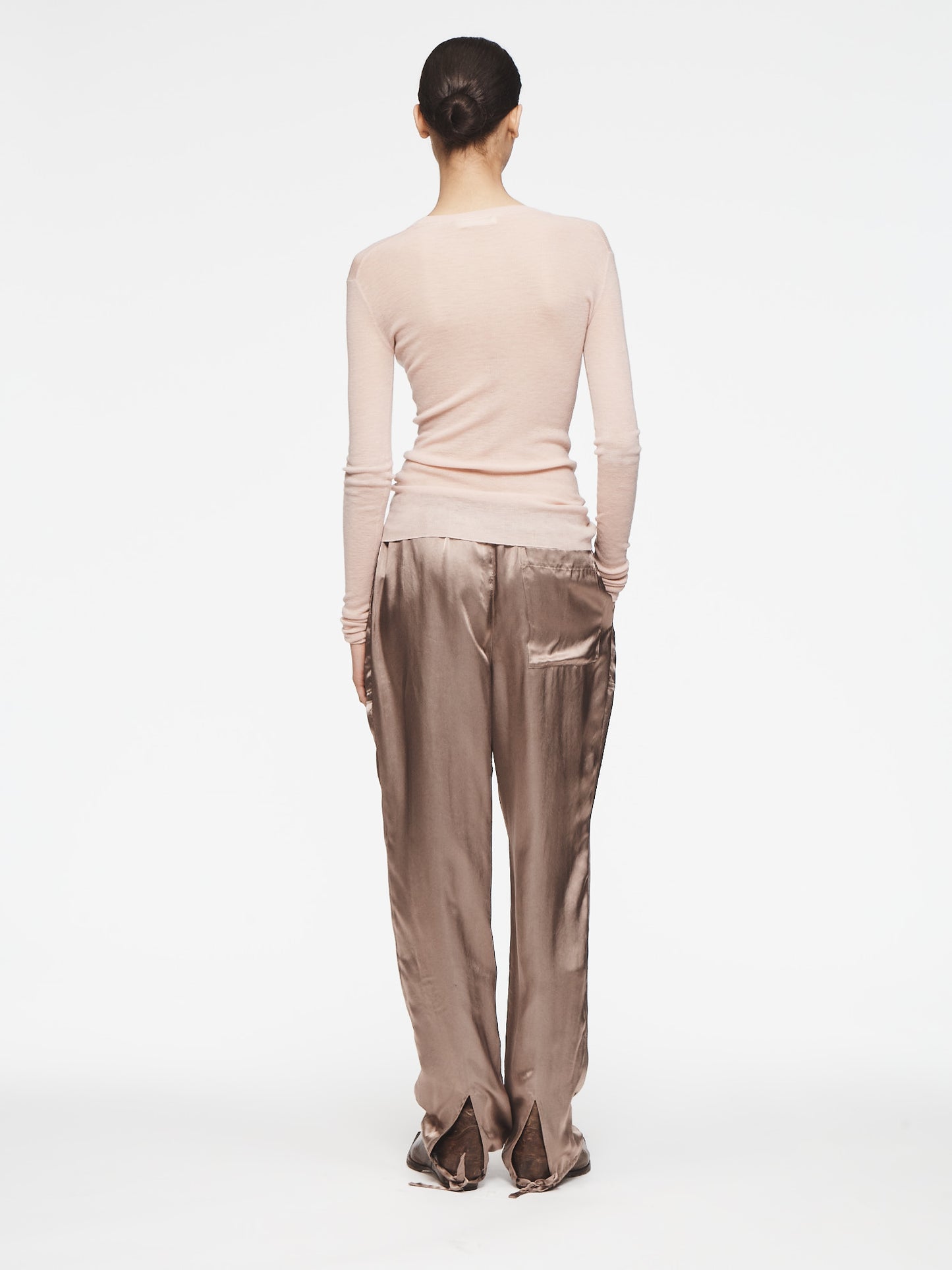 Reversible Drawstring Pant in Topaz