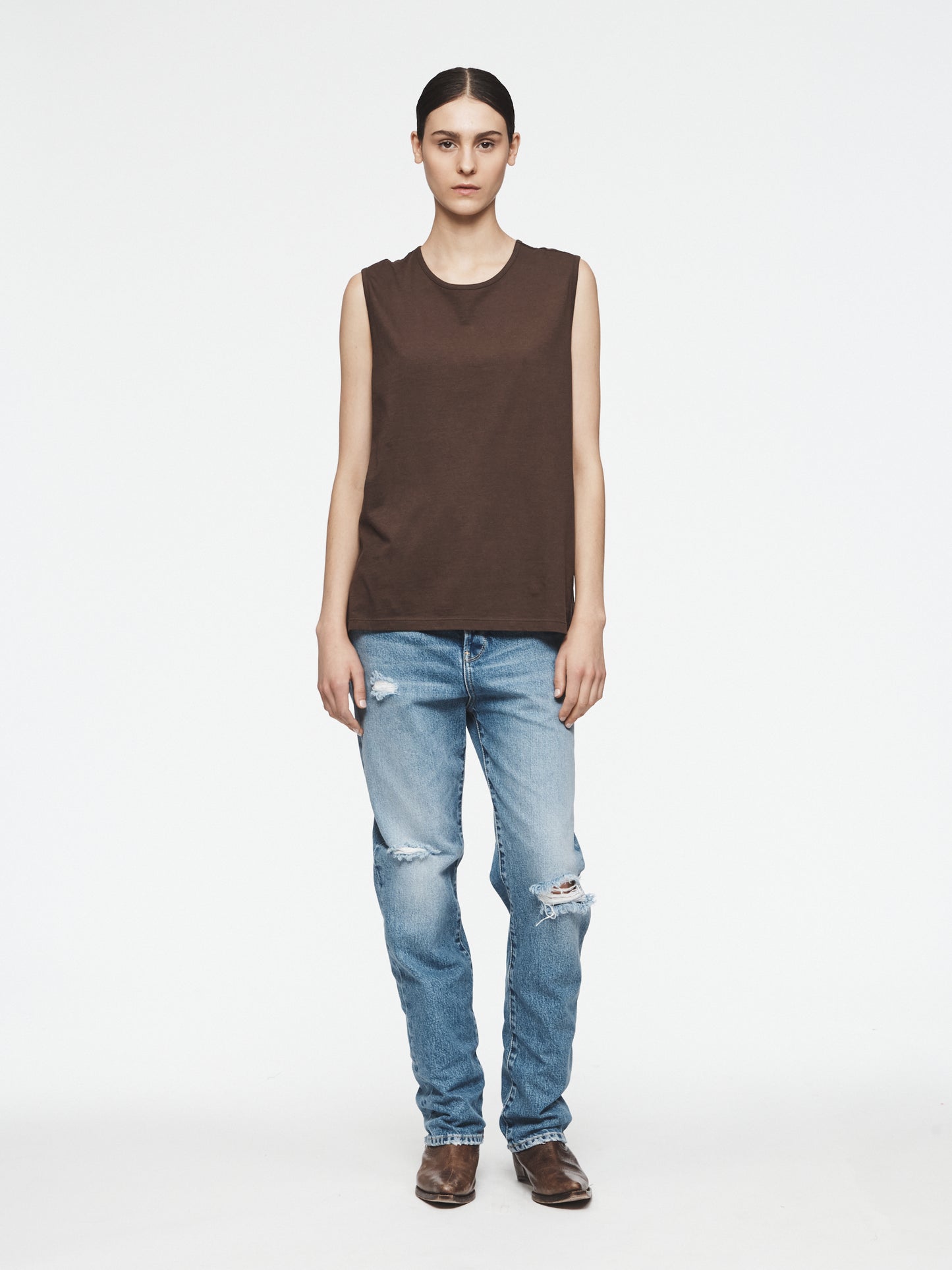 Circle Neck Tank