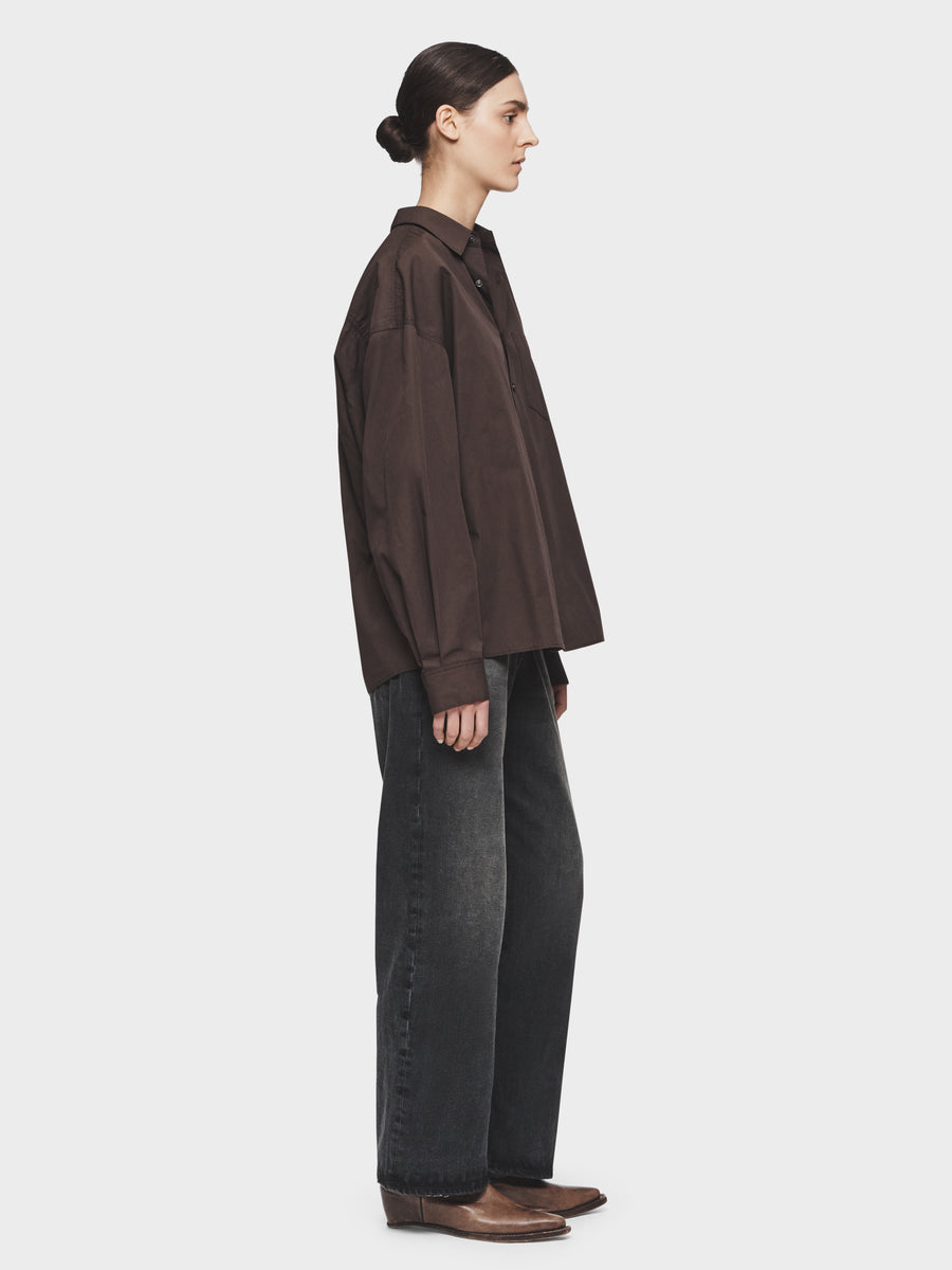 Wide Jean in Black Brown – 6397 Wide Jean in Black Brown – 6397