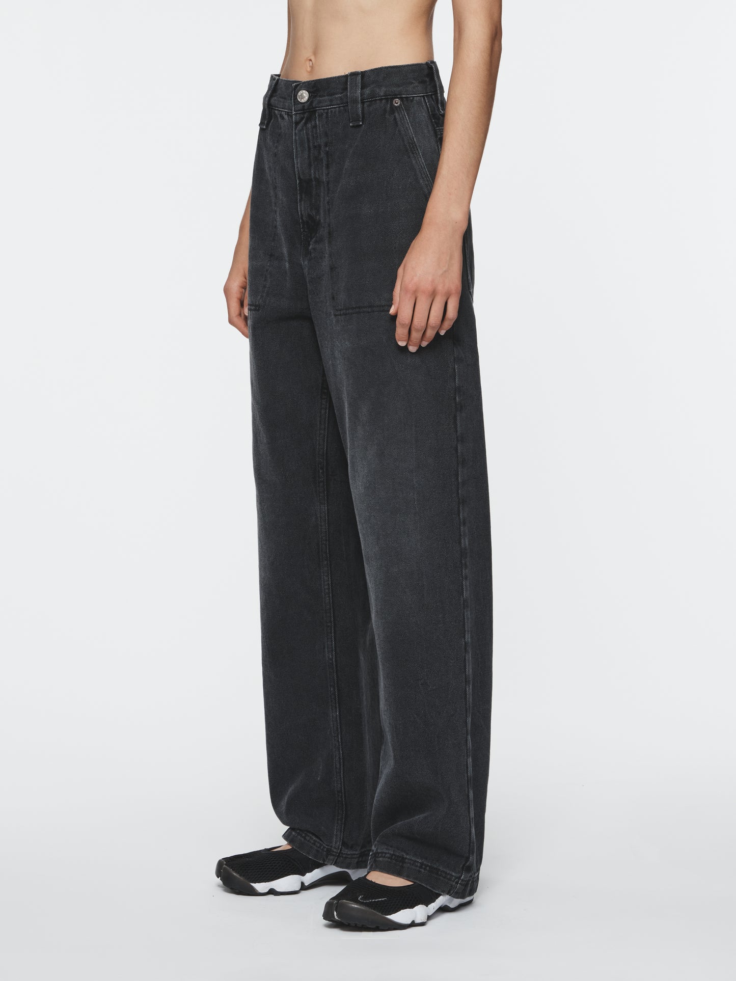 Denim Carpenter in Stone Black