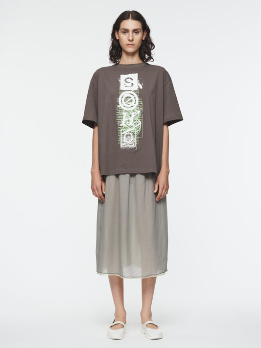 Soho Big T in Washed French Grey