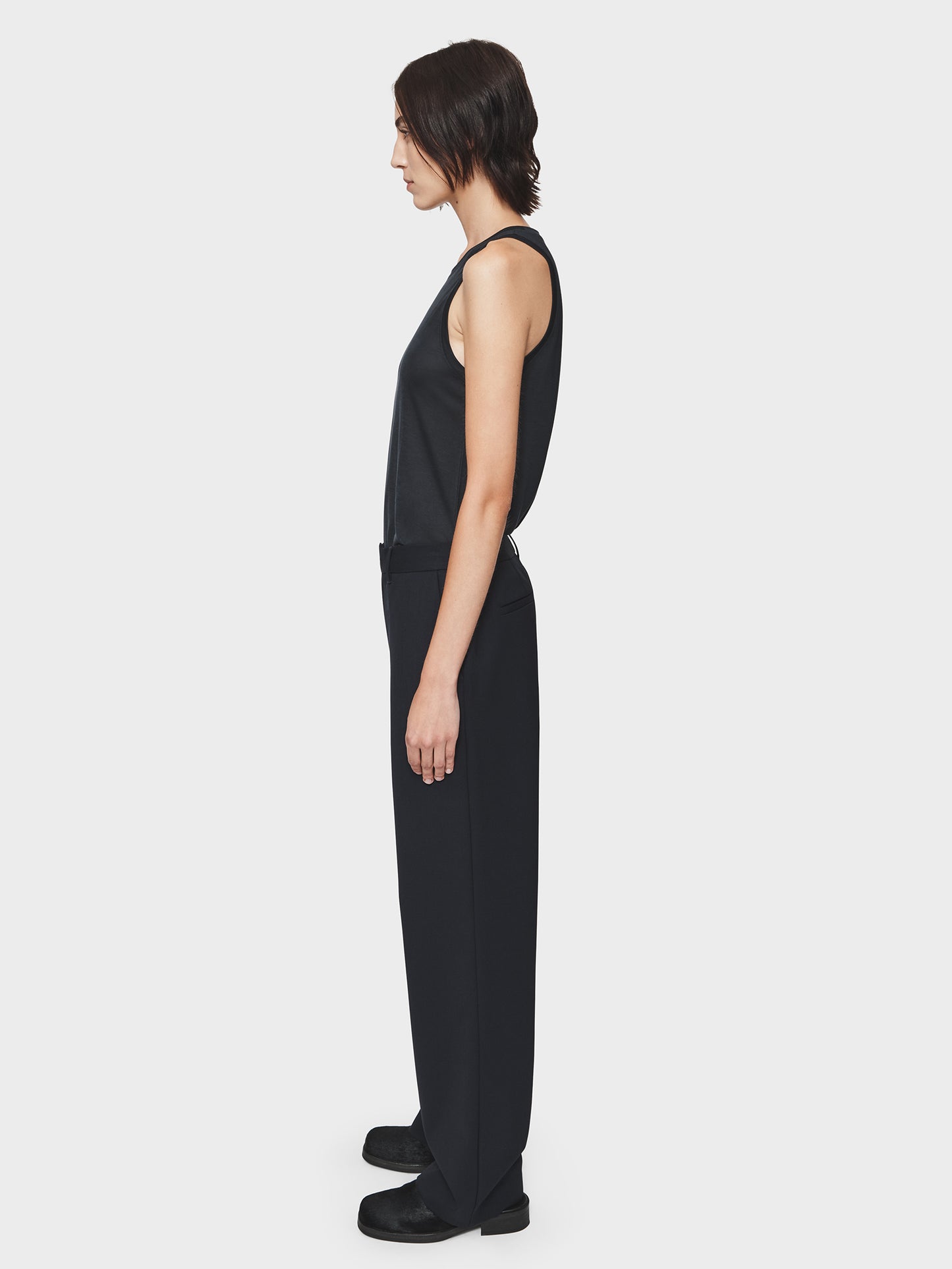 Twill Classic Trouser in Navy