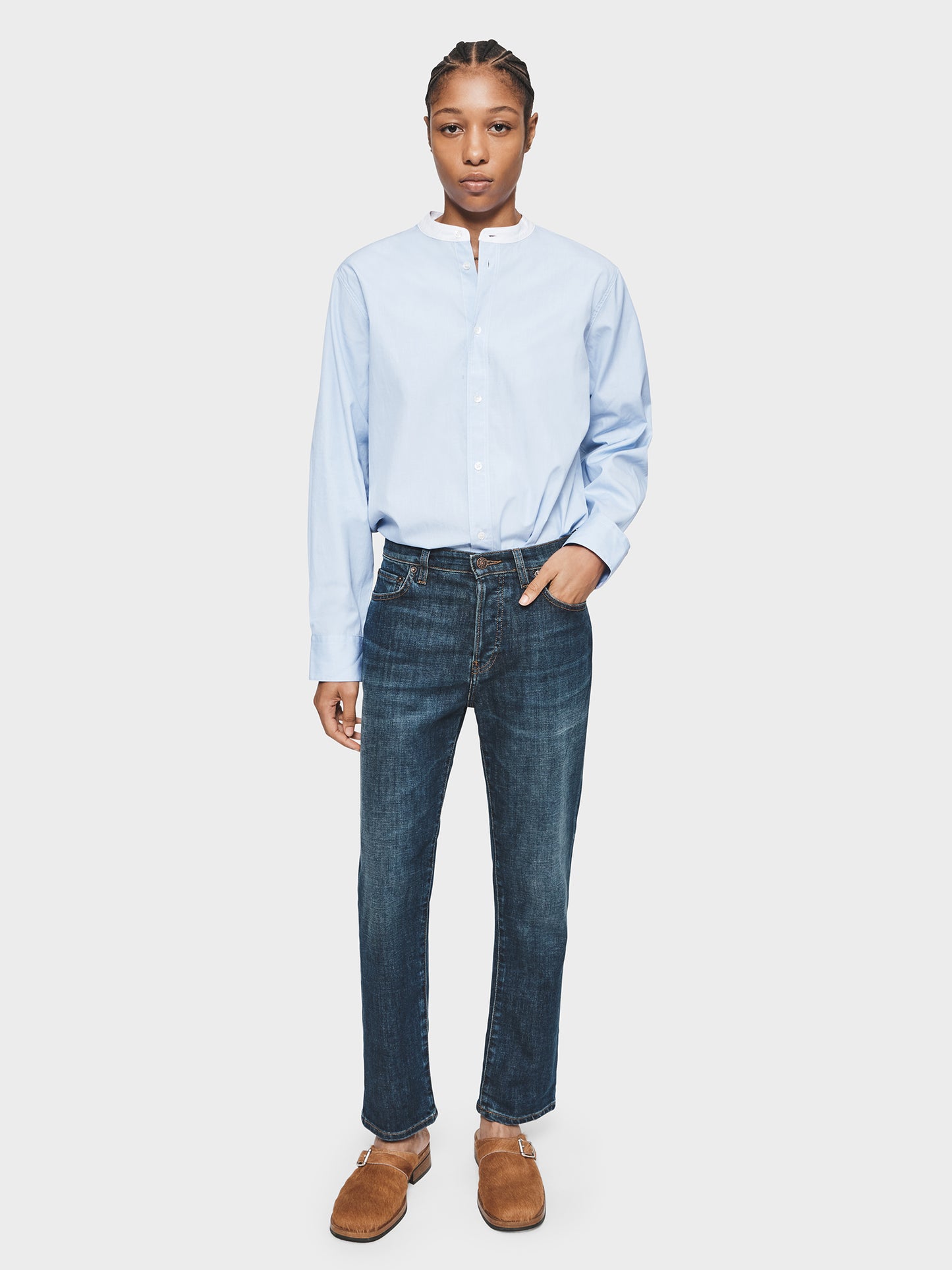 495 Jean in Worn Dark