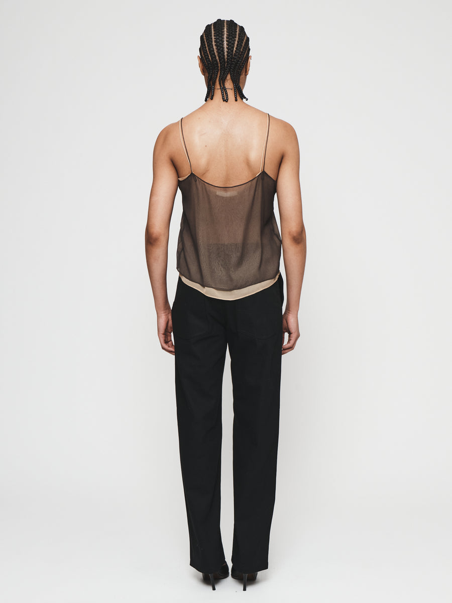 Double Layer Camisole in Nude