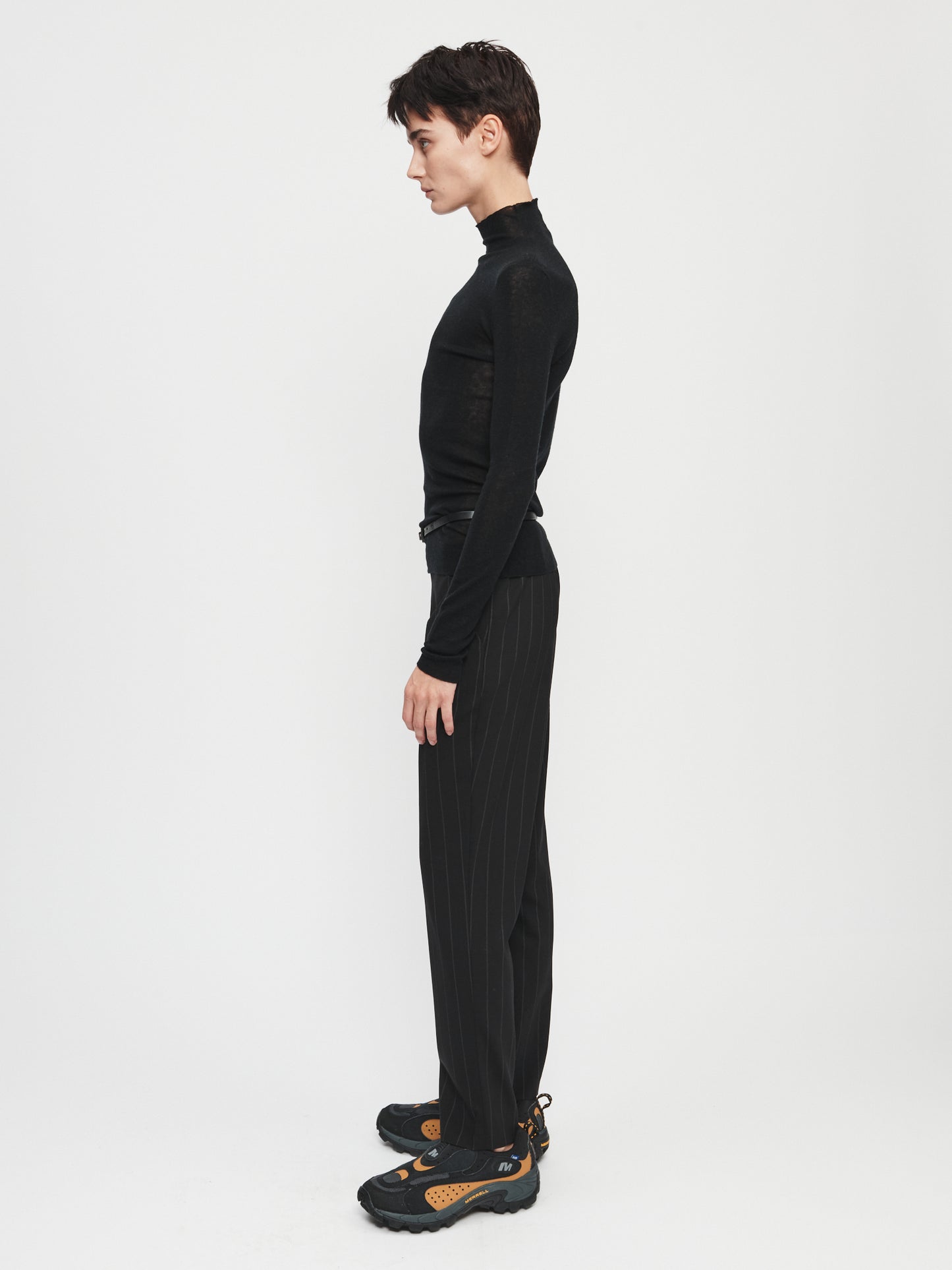 Slim Pull-on Pant in Pinstripe