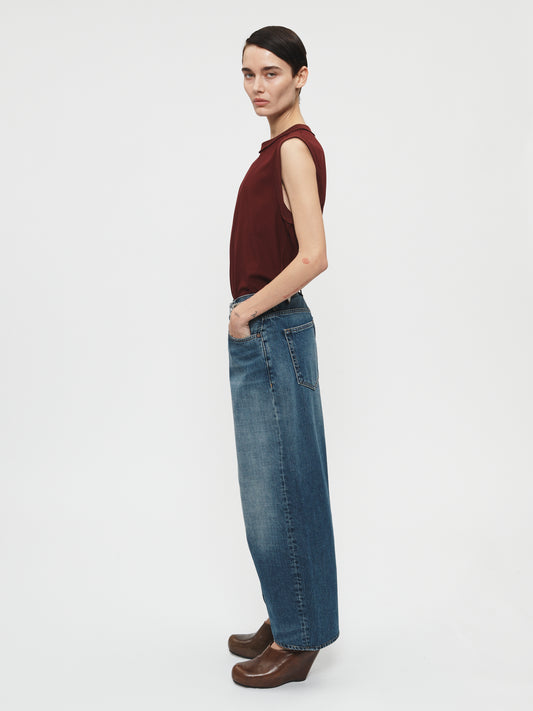 Cropped Roomy Jean Heirloom Blue