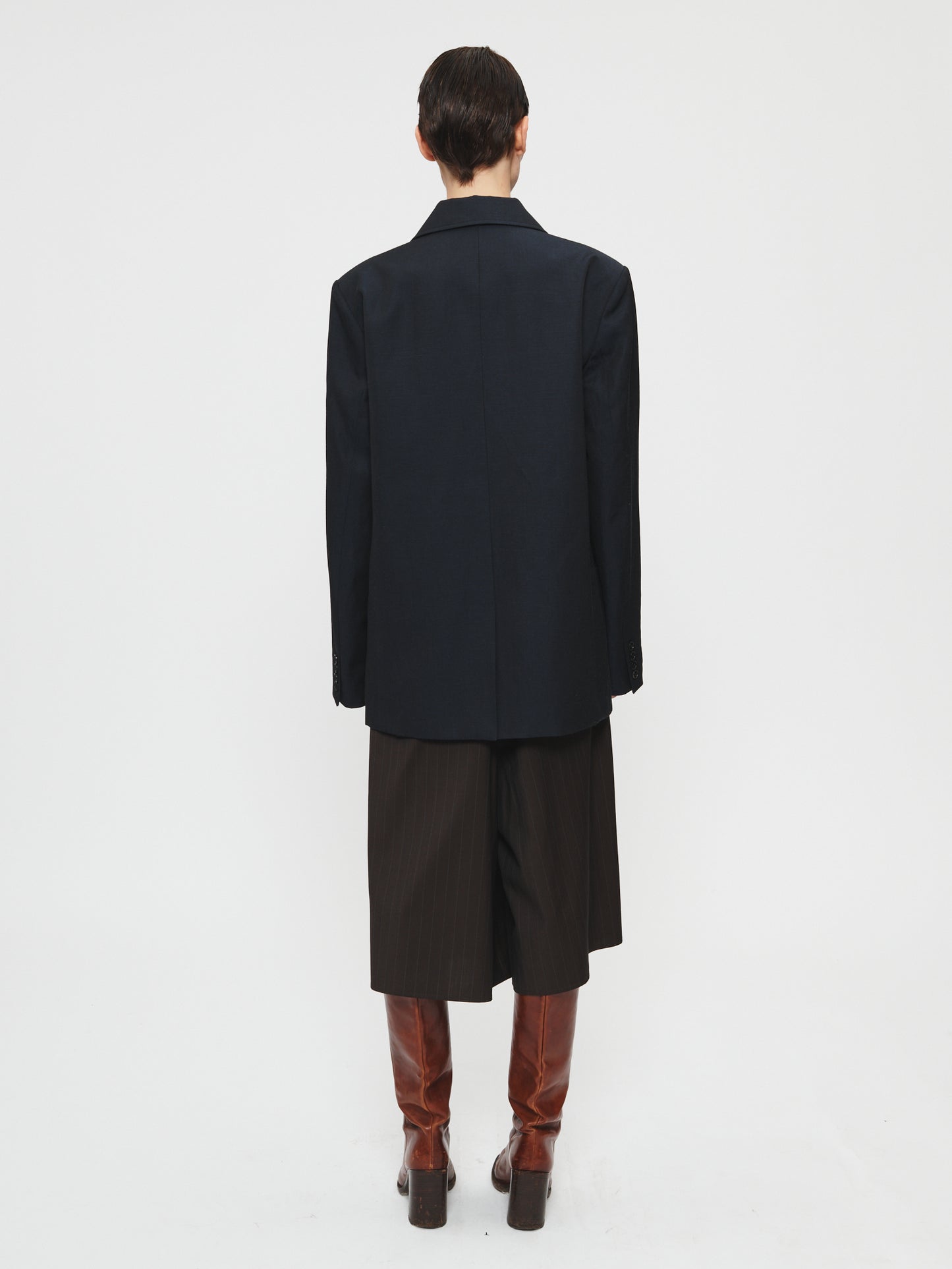 Double Breasted Blazer Ink