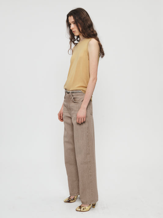 Wide Jean Sanded Quartz