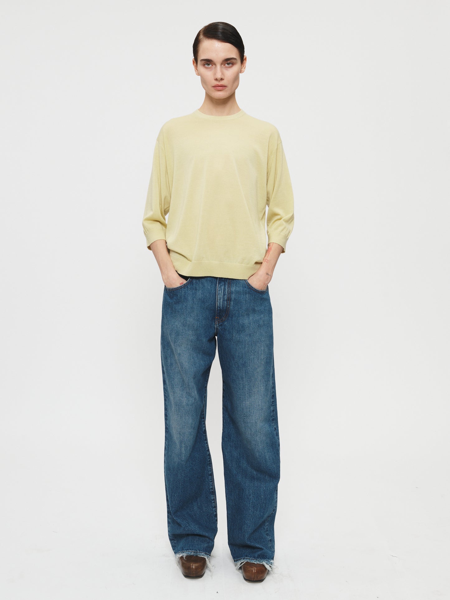 Wide Jean Aqua Blue