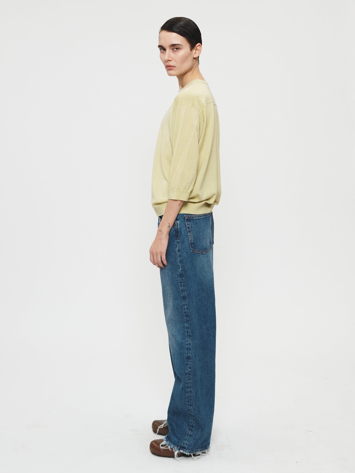 Wide Jean Aqua Blue