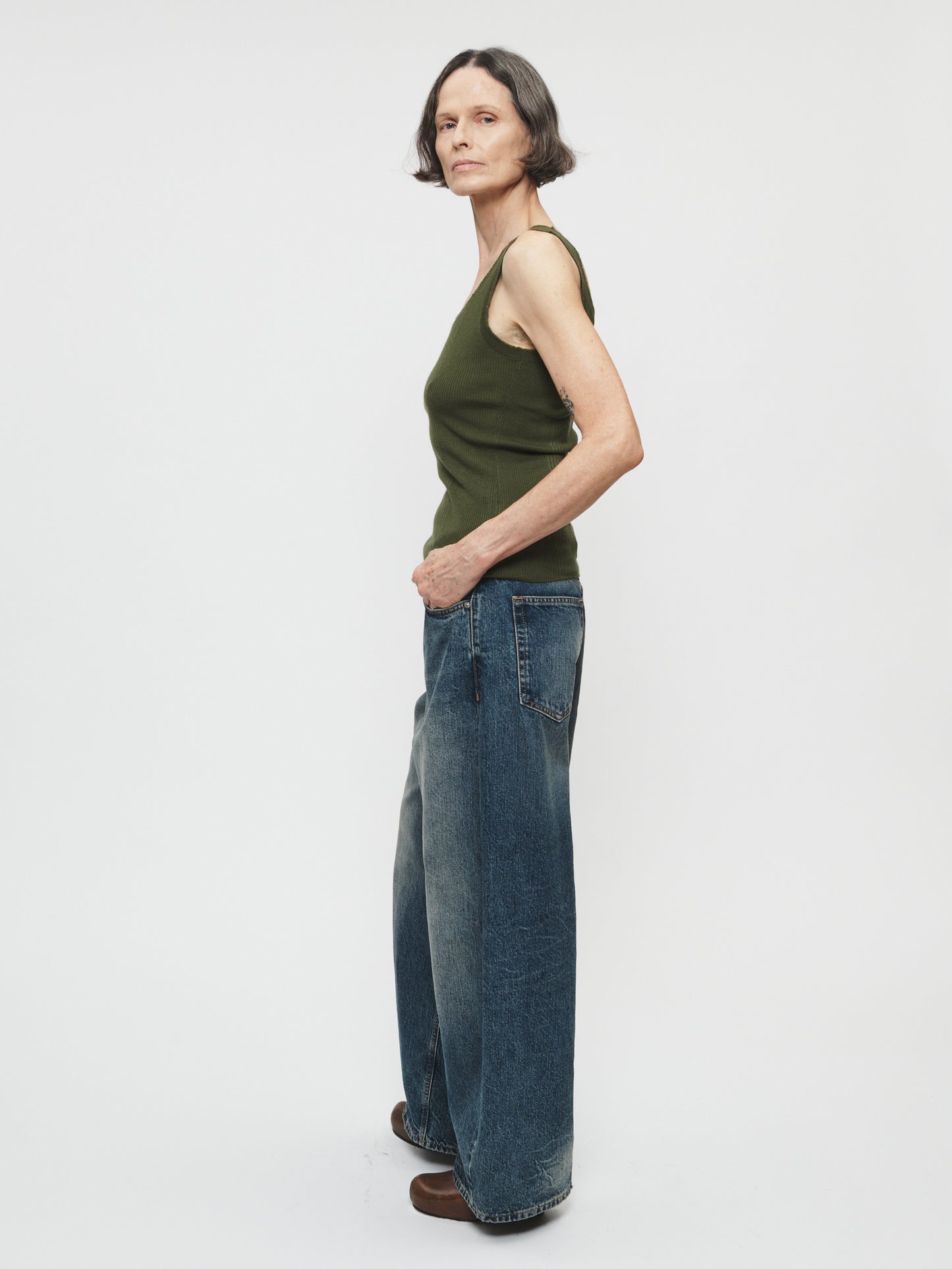 Roomy Jean in Rugged Mid Blue