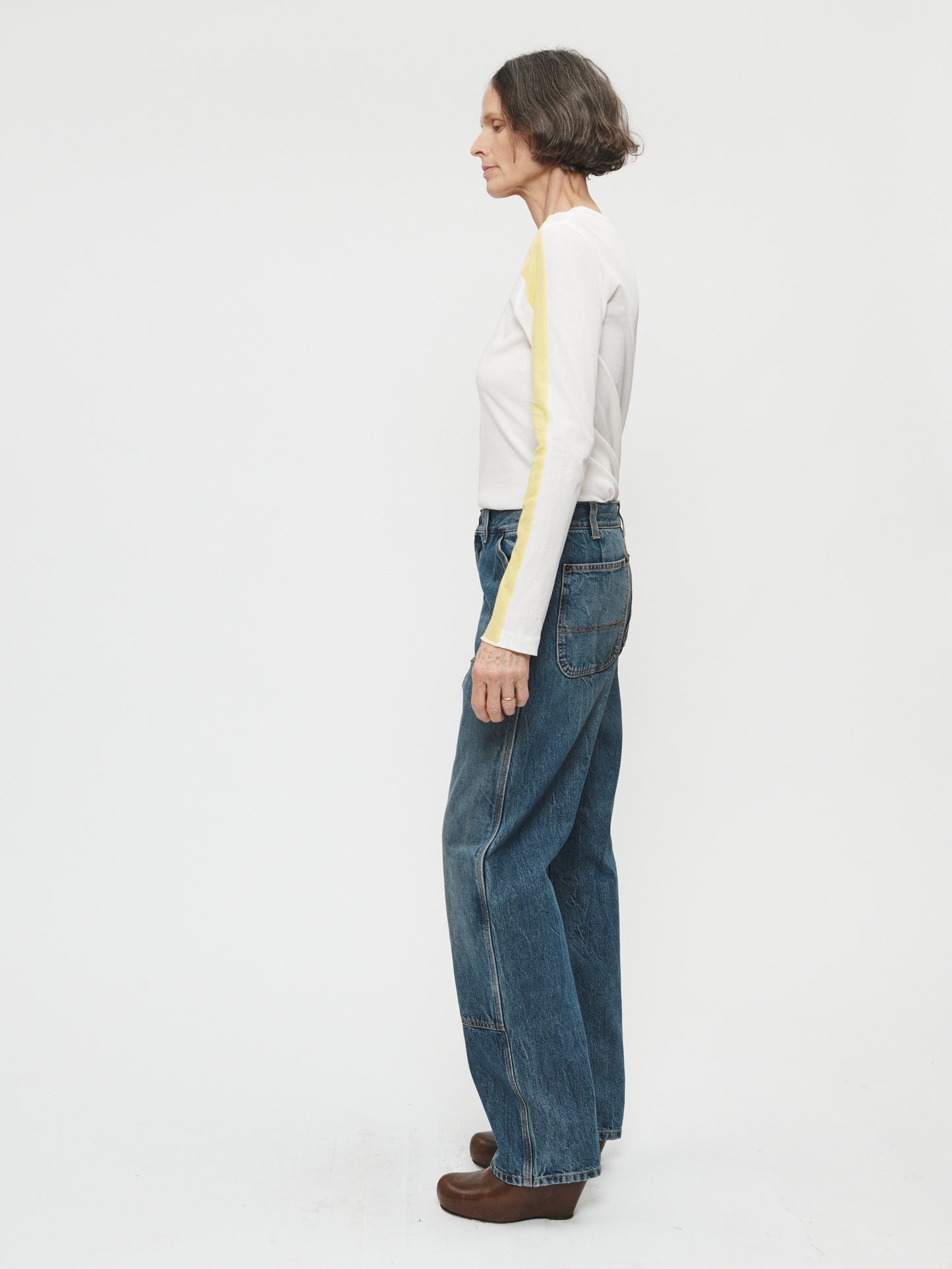 Double-Knee Jean in Tractor Blue