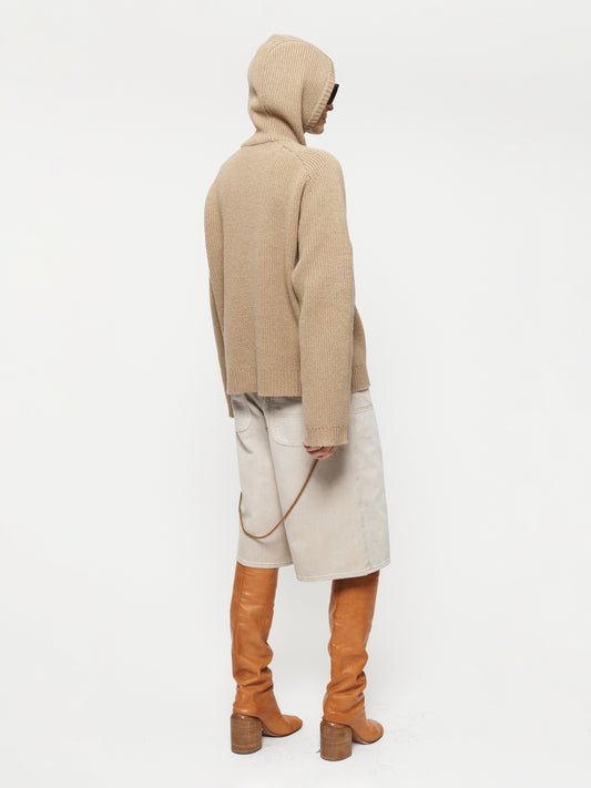 Snood Sweater Camel