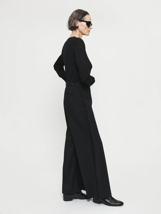 Sartorial Wrap Pant Black
