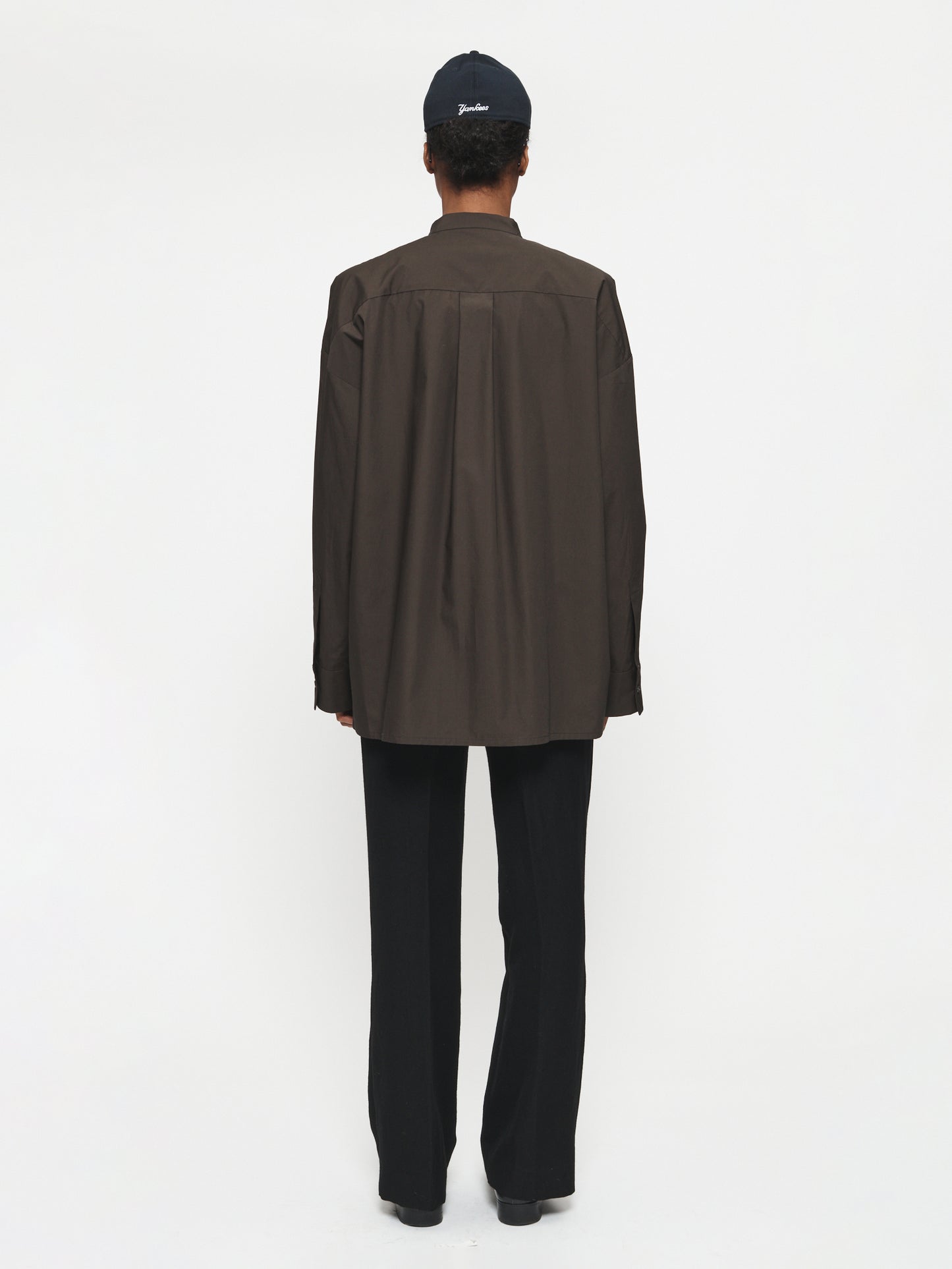 Minimalist Tuxedo Shirt Mink