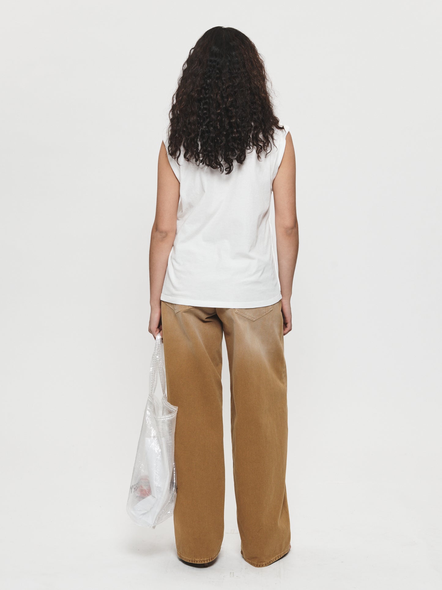 Roomy Jean in Washed Khaki