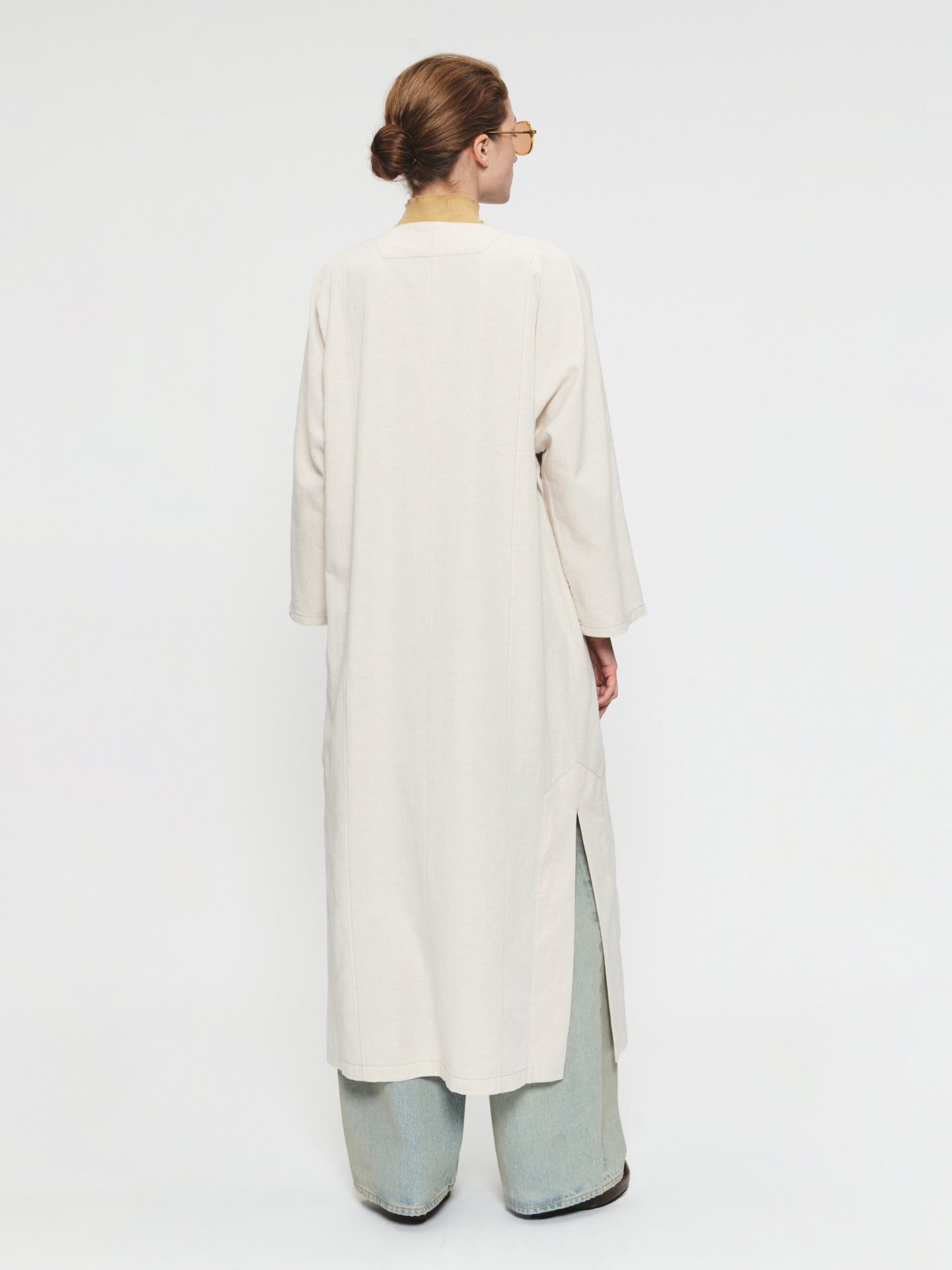 Minimalist Kaftan in Natural