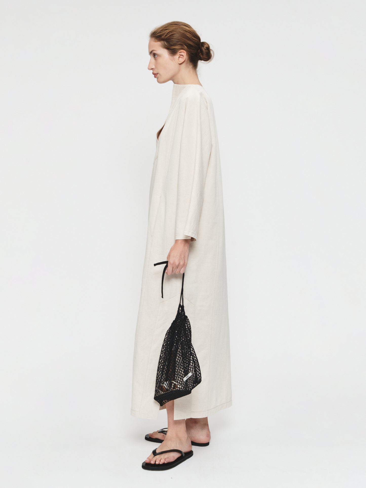 Minimalist Kaftan in Natural