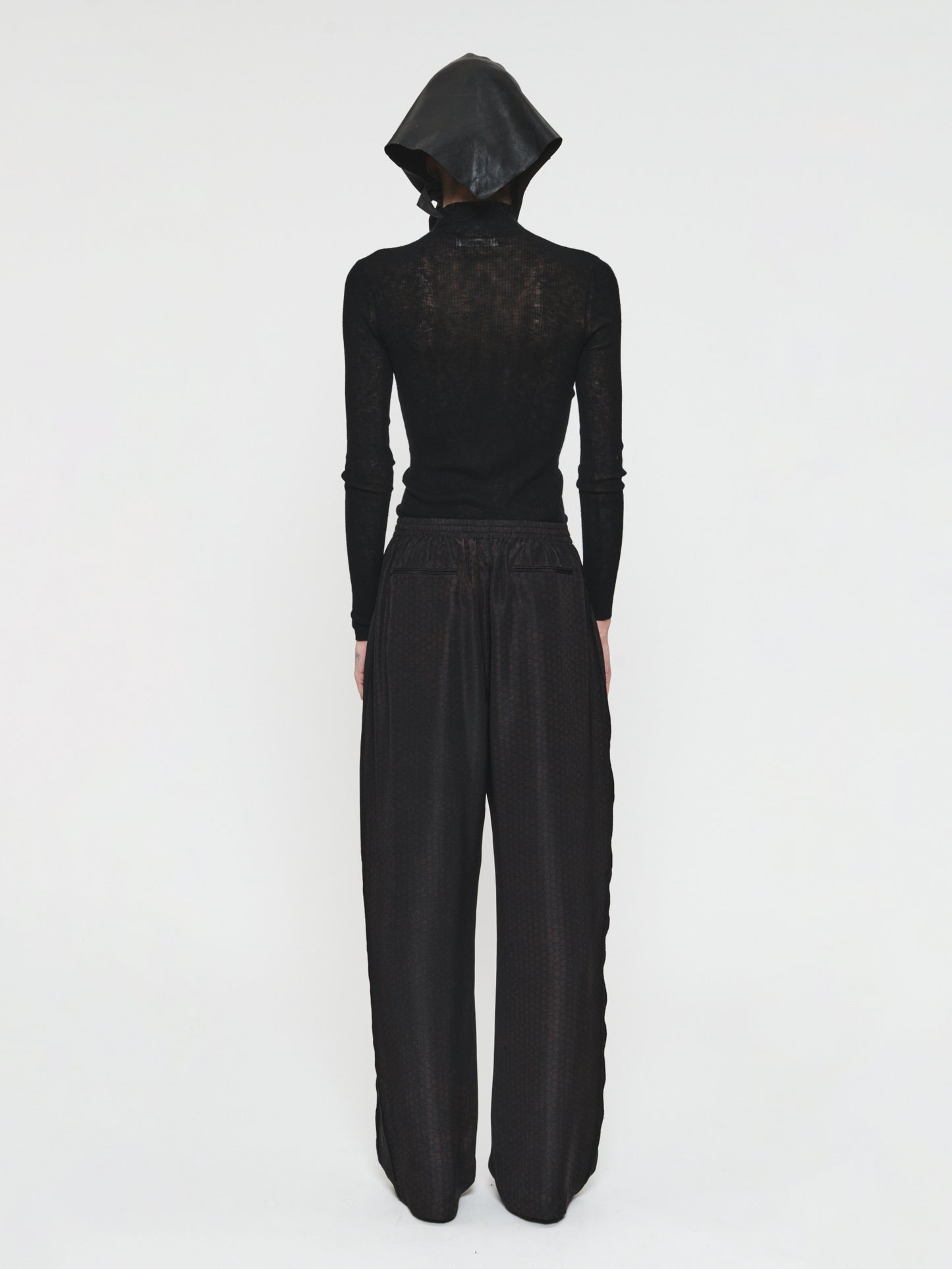 Rib Mock in Black