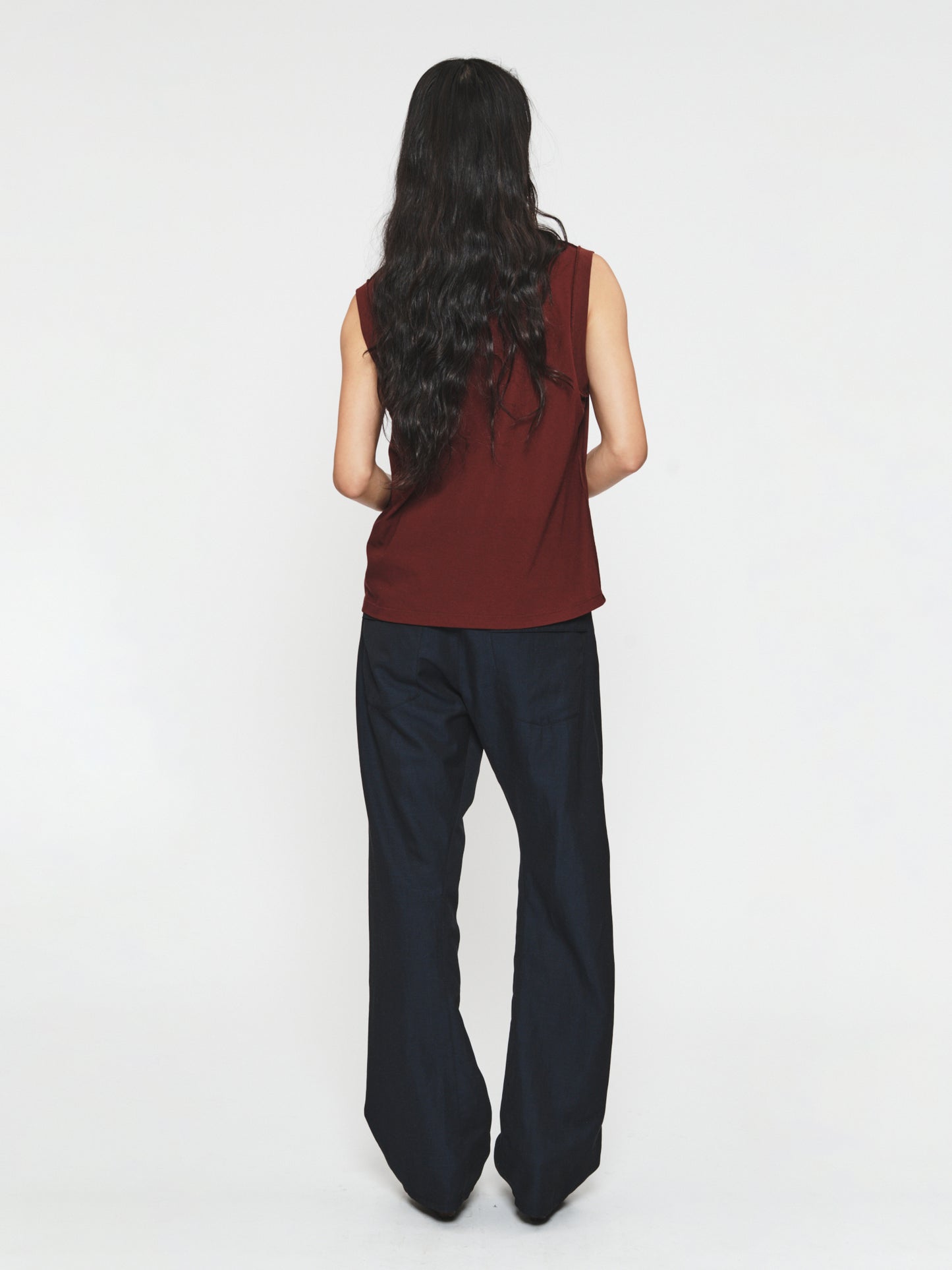 Inside Out Tank Bordeaux