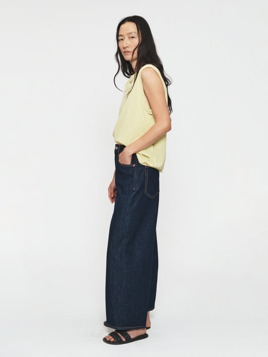 Cropped Roomy Jean Rinsed Raw