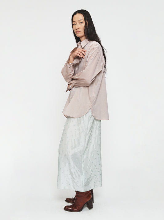 Pleated Frank Shirt Sand