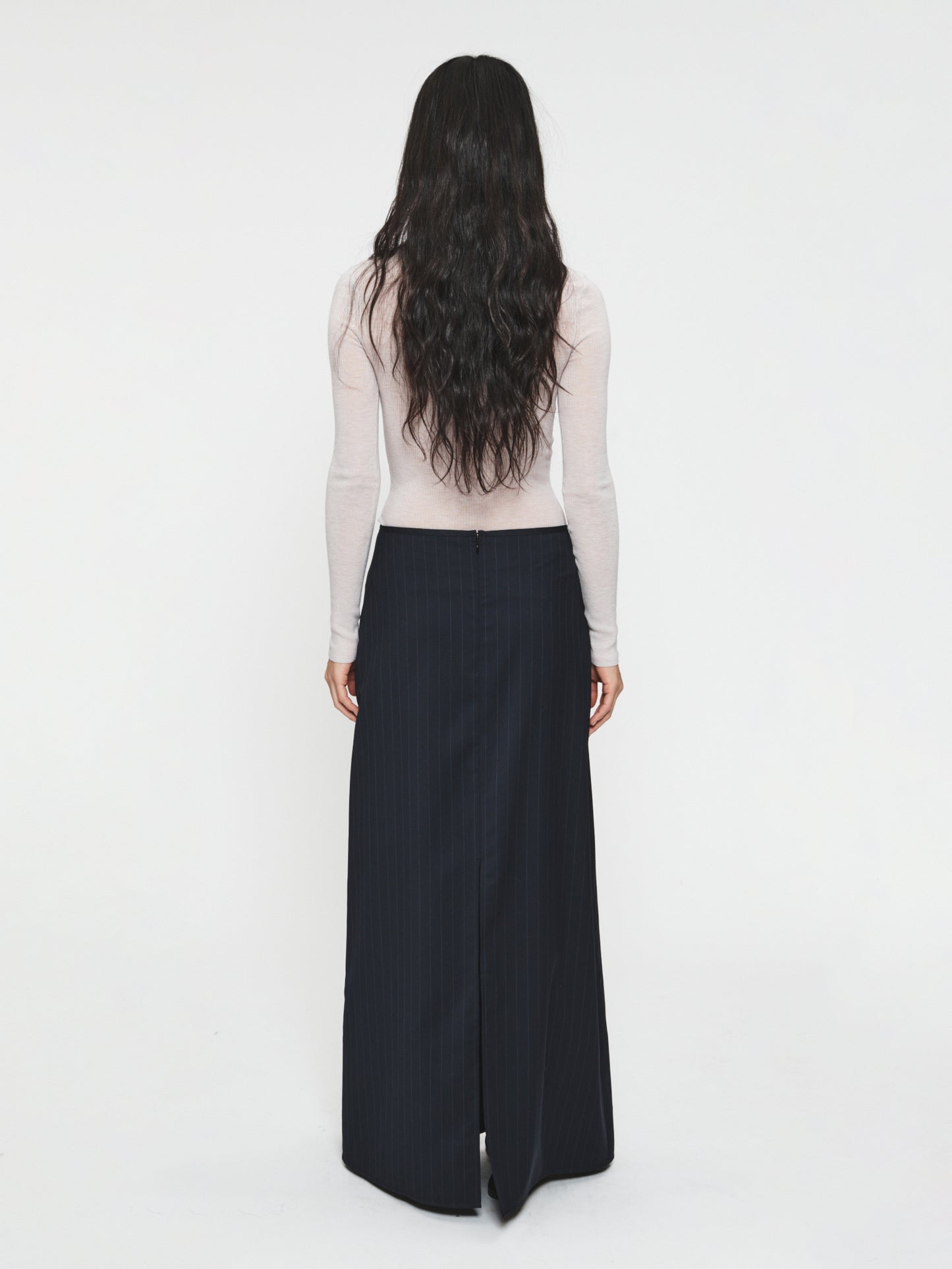 Single Pleat Column Skirt