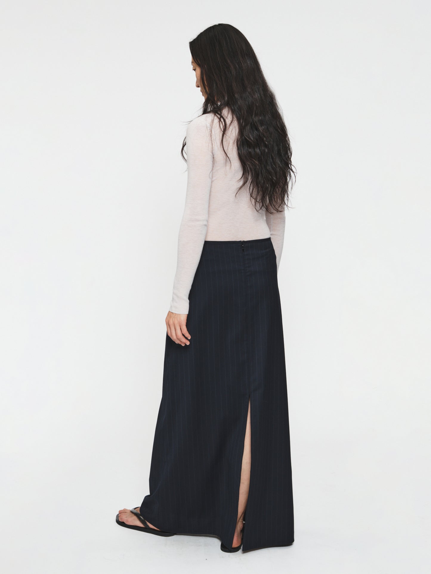 Single Pleat Column Skirt