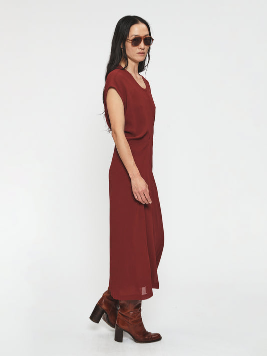 S-Curve Dress Bordeaux