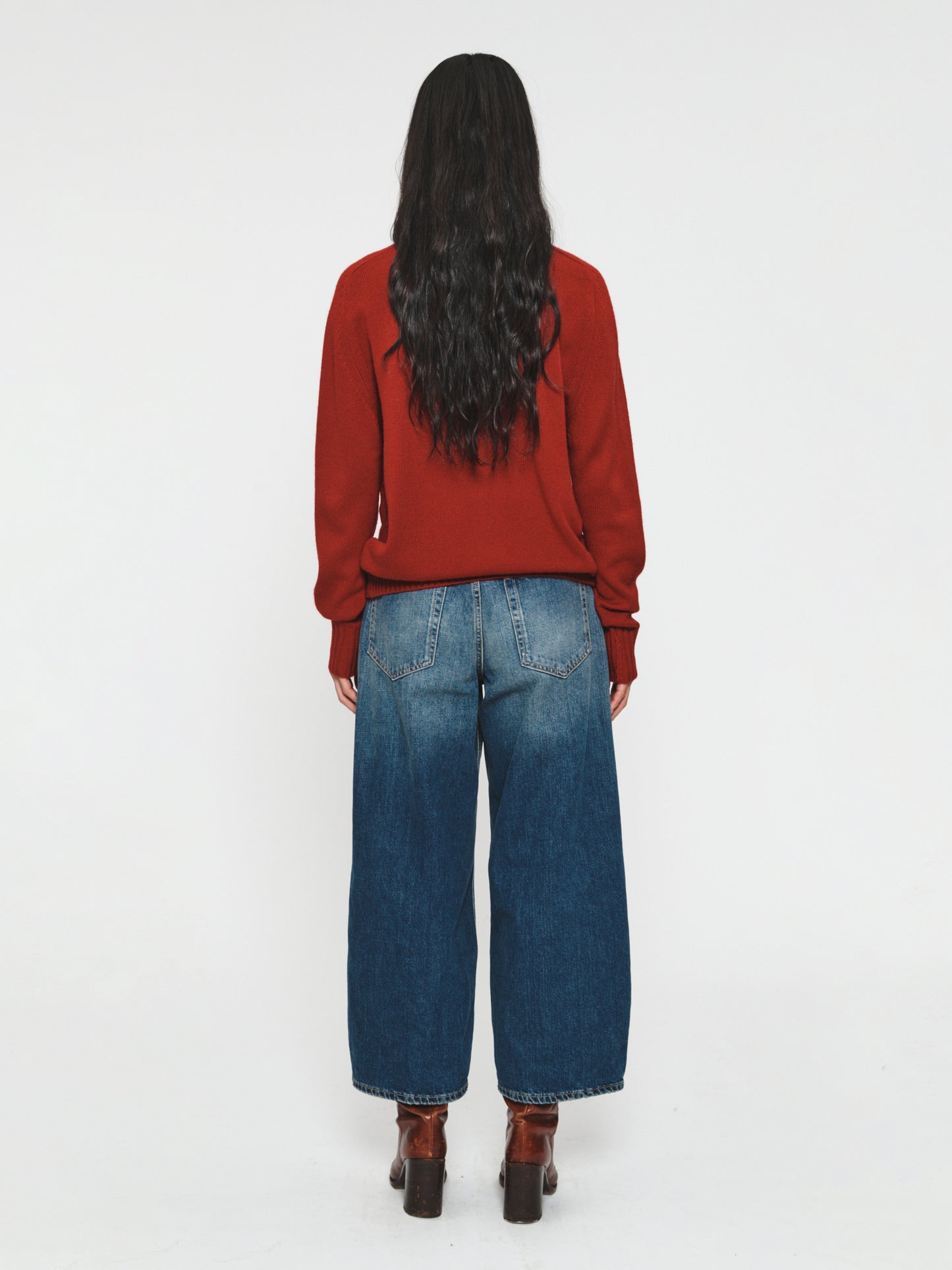 High Crew Cardigan Ruby