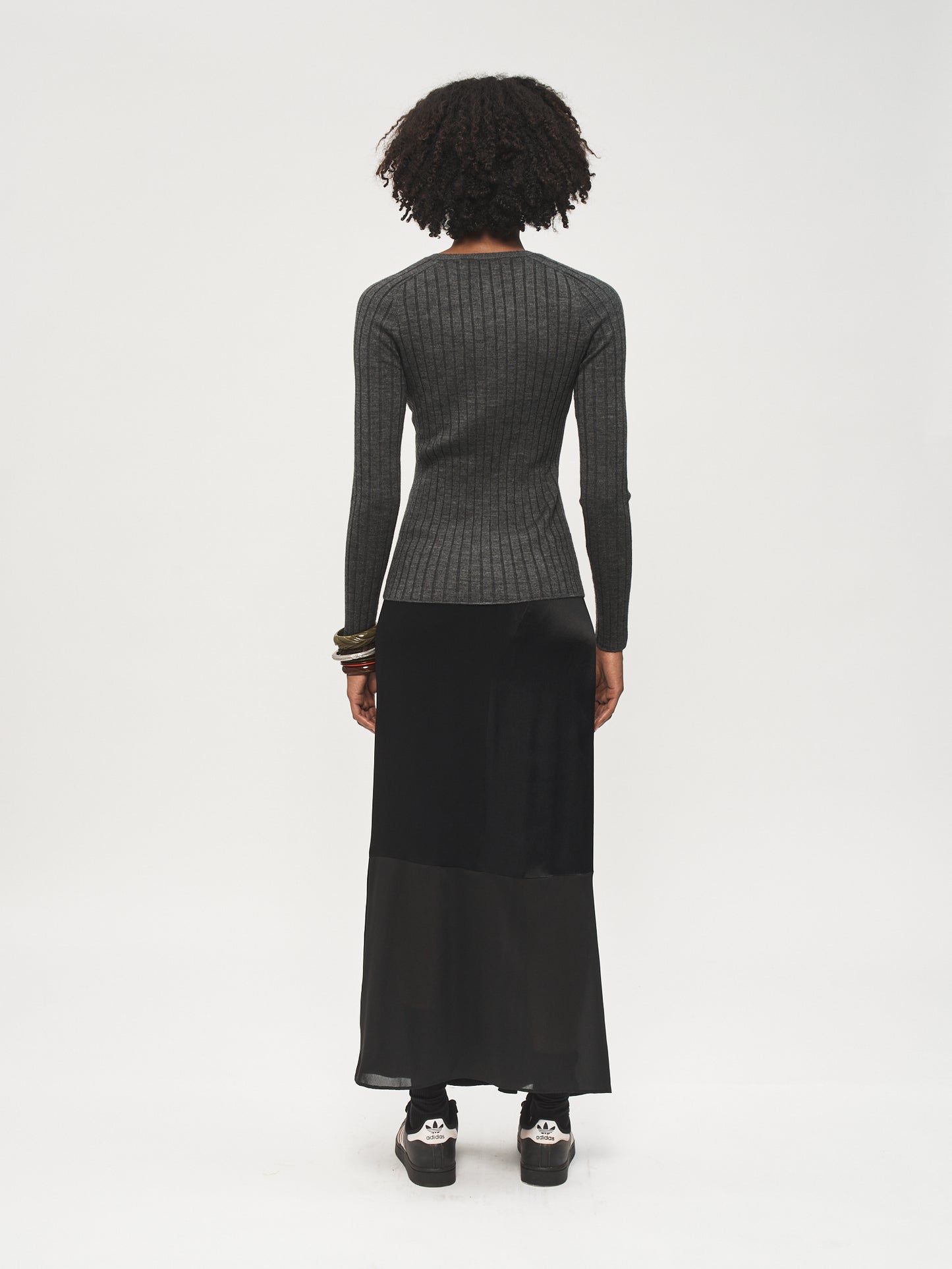 Patchwork Skirt Black