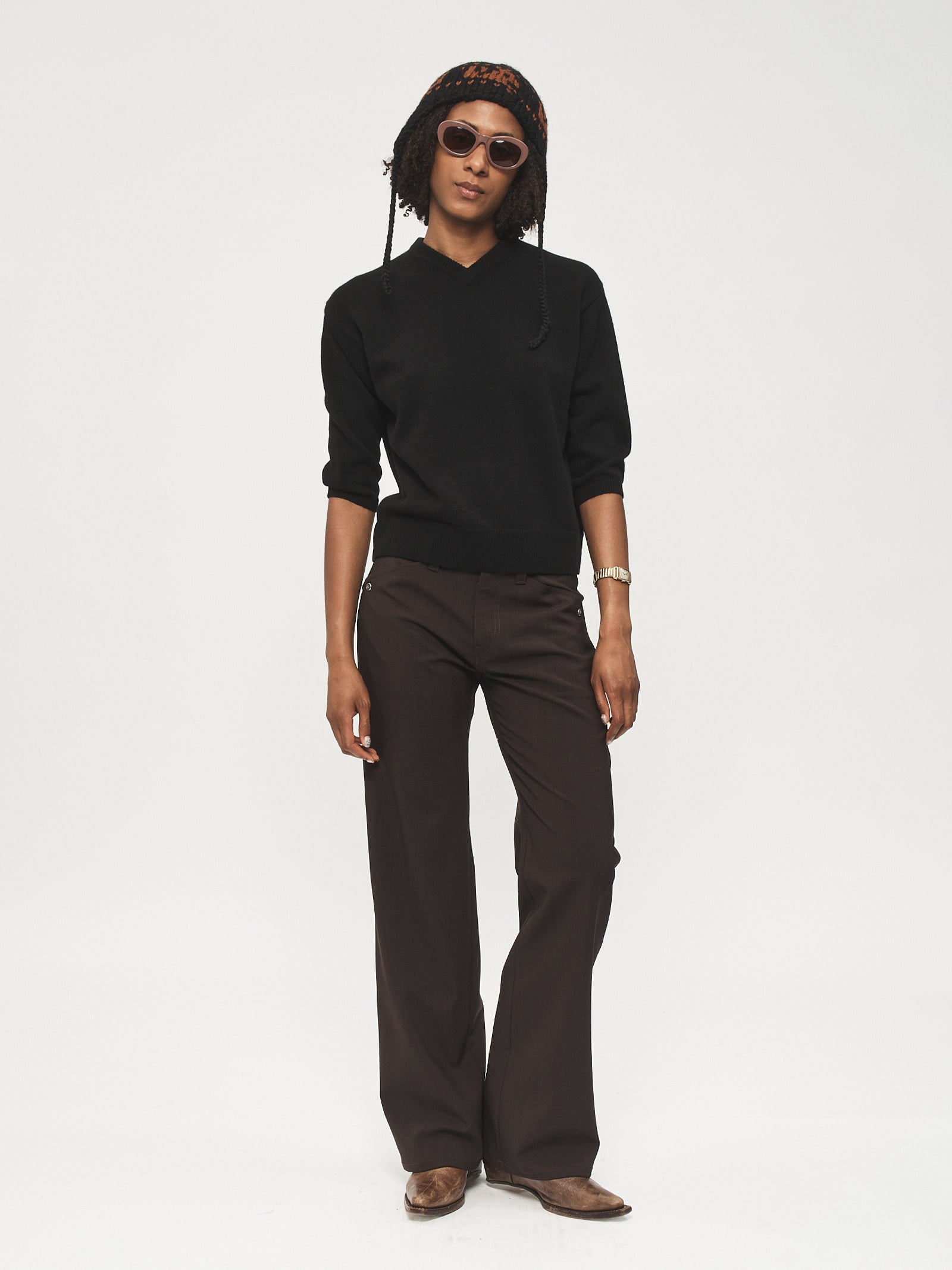 Western Trouser Brown – 6397