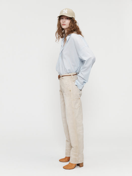 Canvas Double Knee Tea Stain