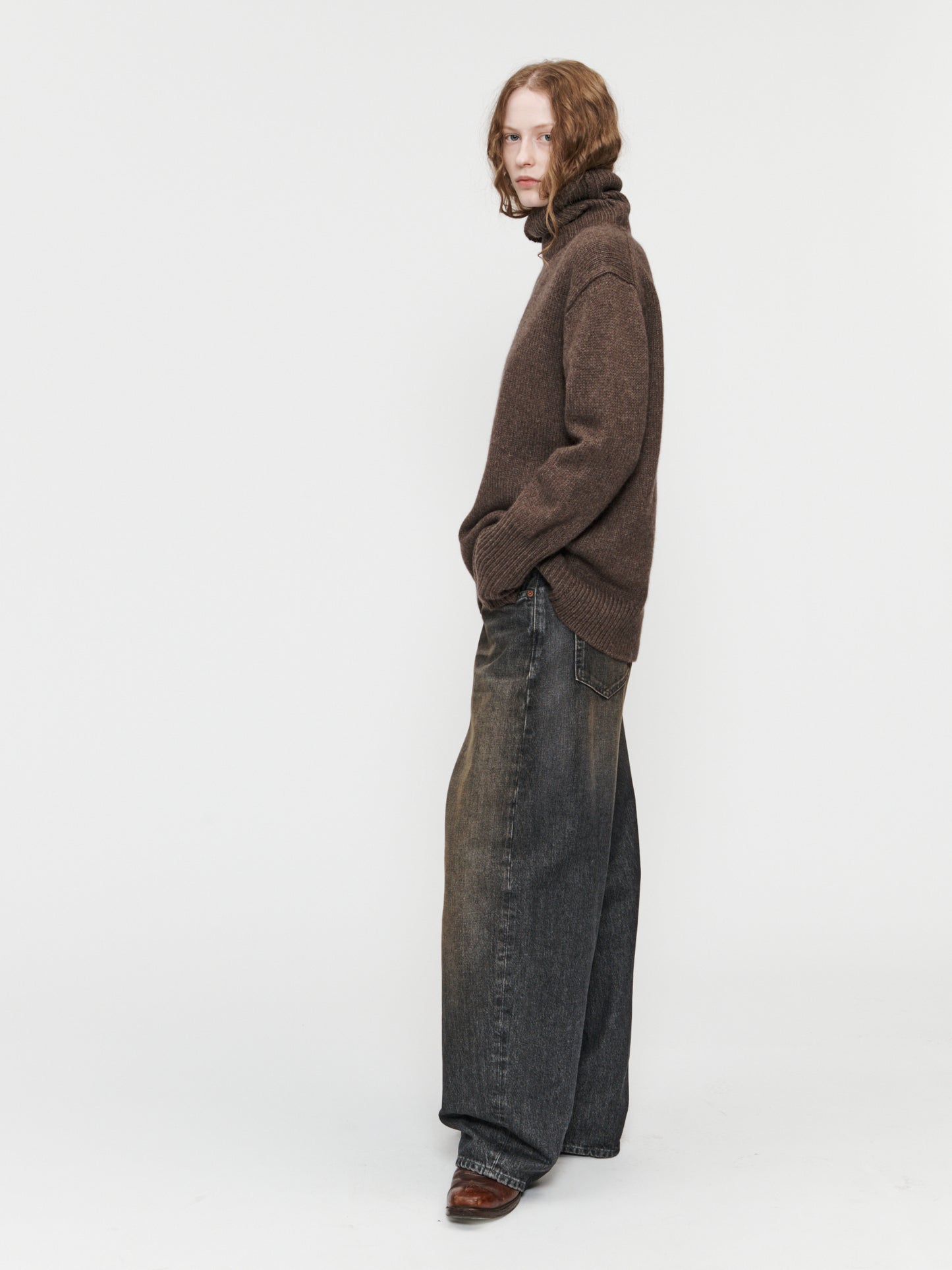 High Neck Long Sleeve Mink