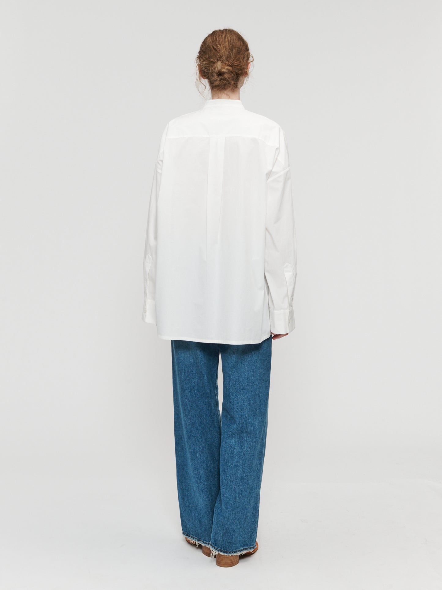 Minimalist Tuxedo Shirt White