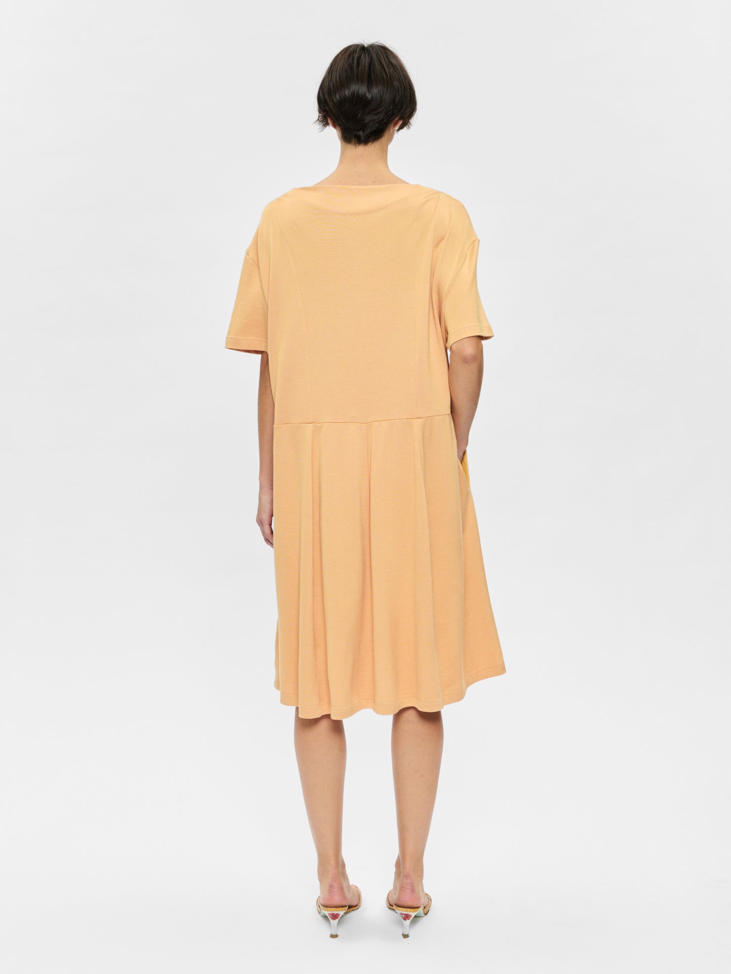 Bateau Dress Creamsicle