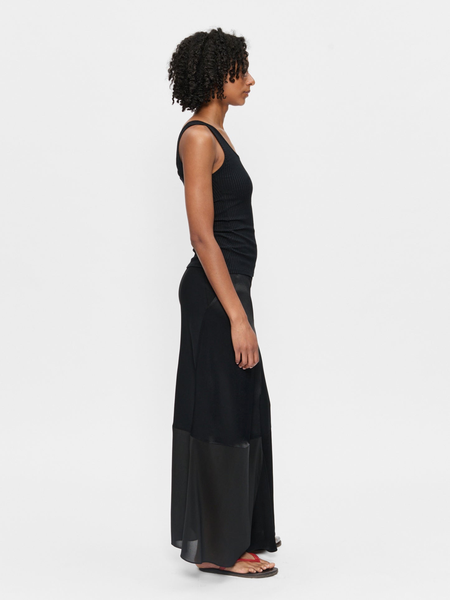 Patchwork Skirt Black