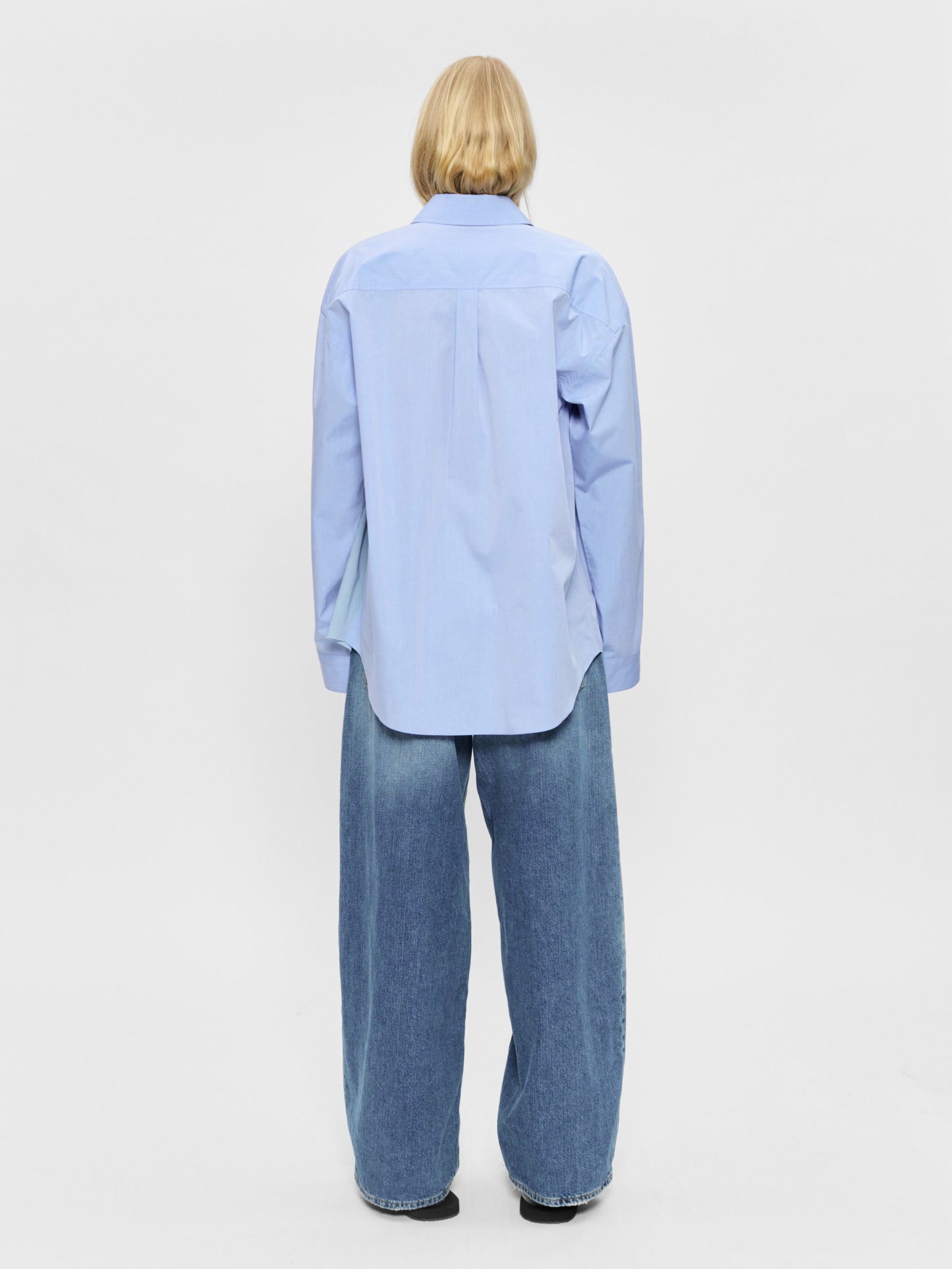 Reworked Uniform Shirt Blue