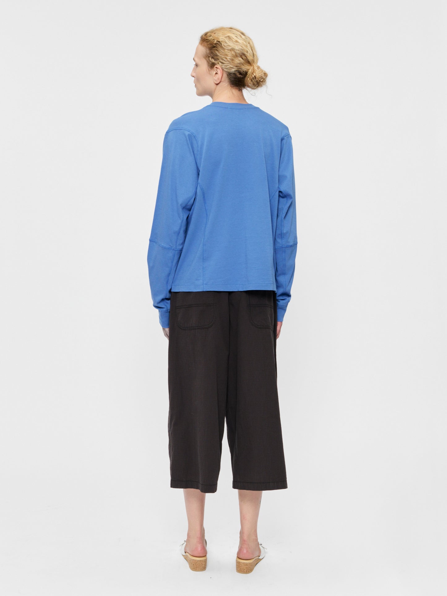 Coverstitch L/S T Blue