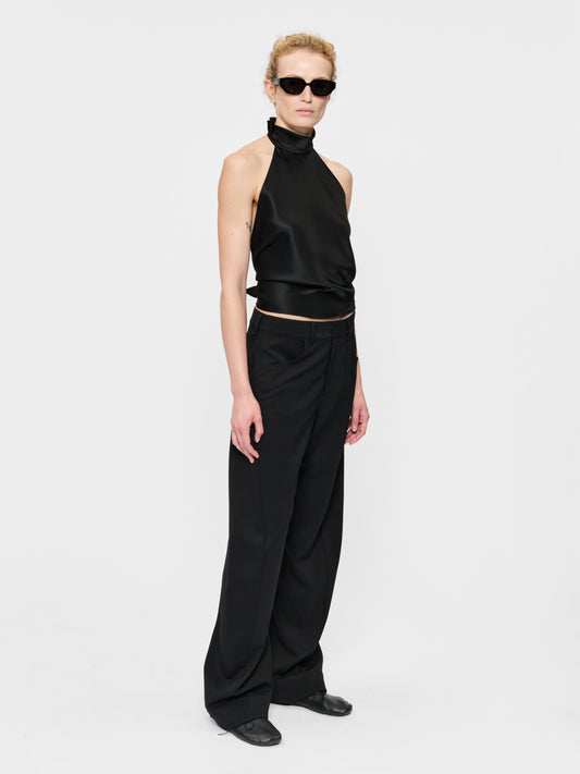 Twisted Seam Trouser Black
