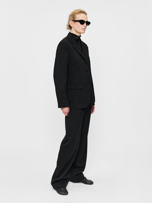 Relaxed Sporting Coat Black