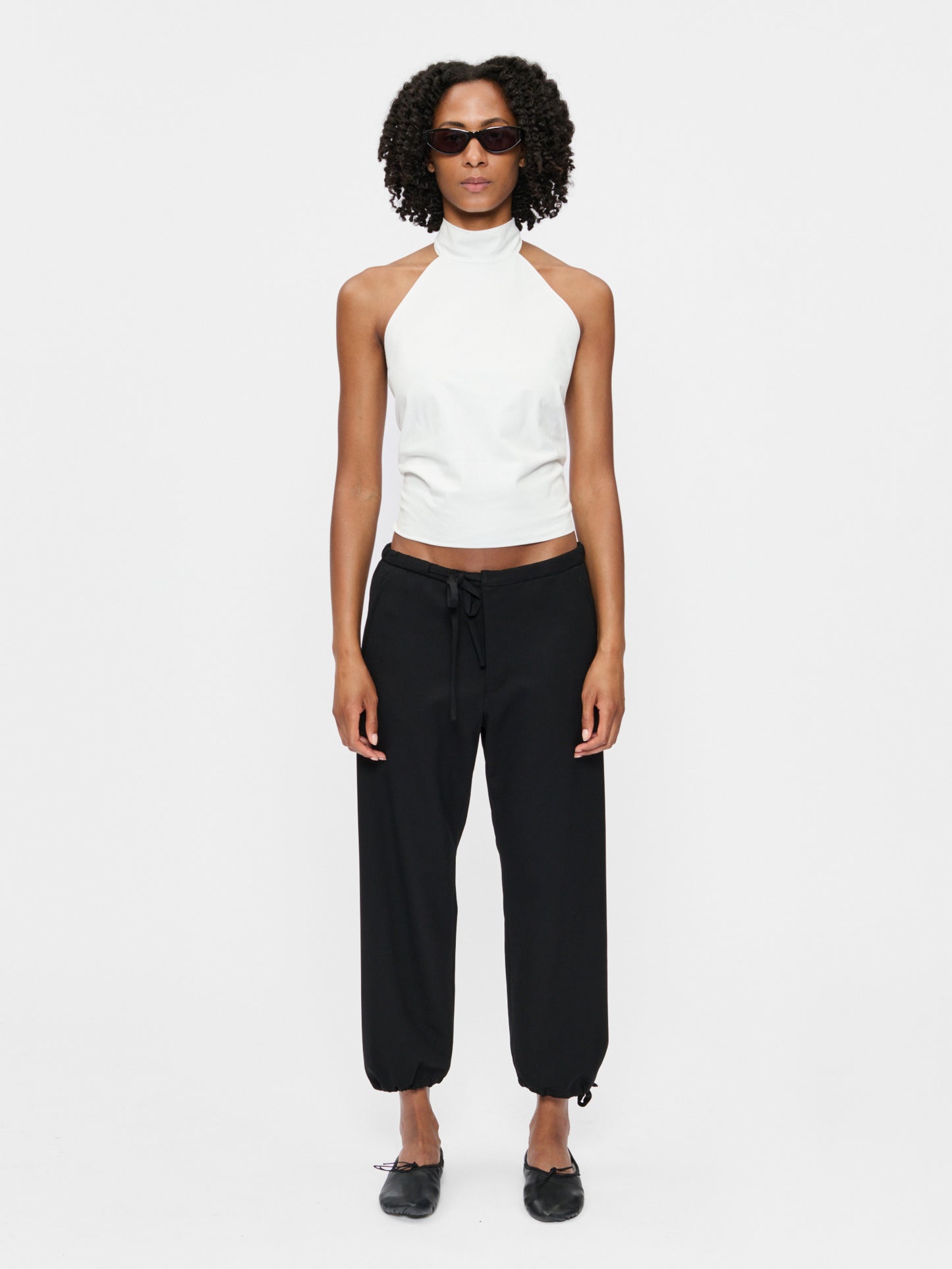 Scarf Top White
