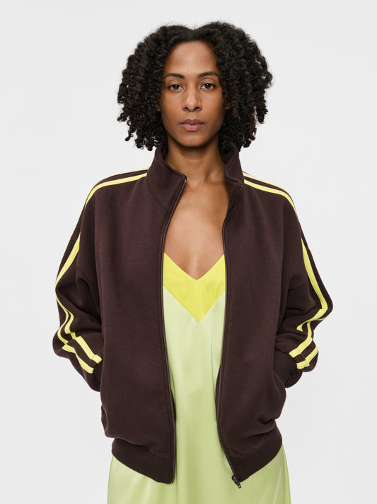 Fleecy Track Zip Up Soil