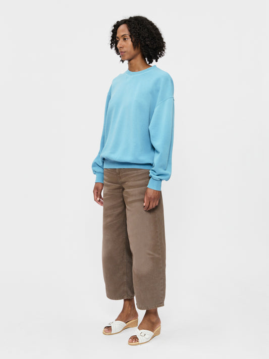 Cropped Roomy Jean Earth Clay