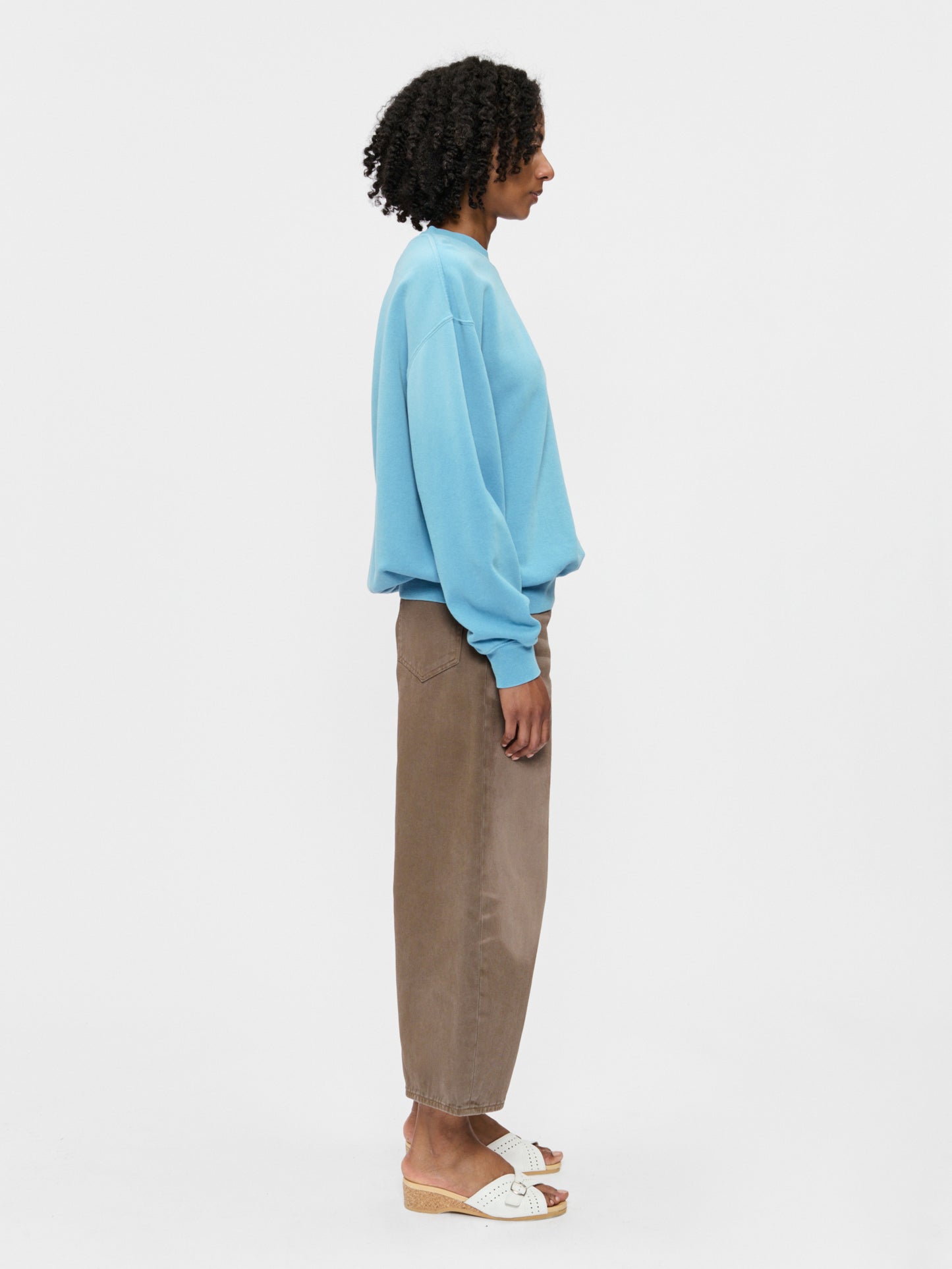 Cropped Roomy Jean Earth Clay