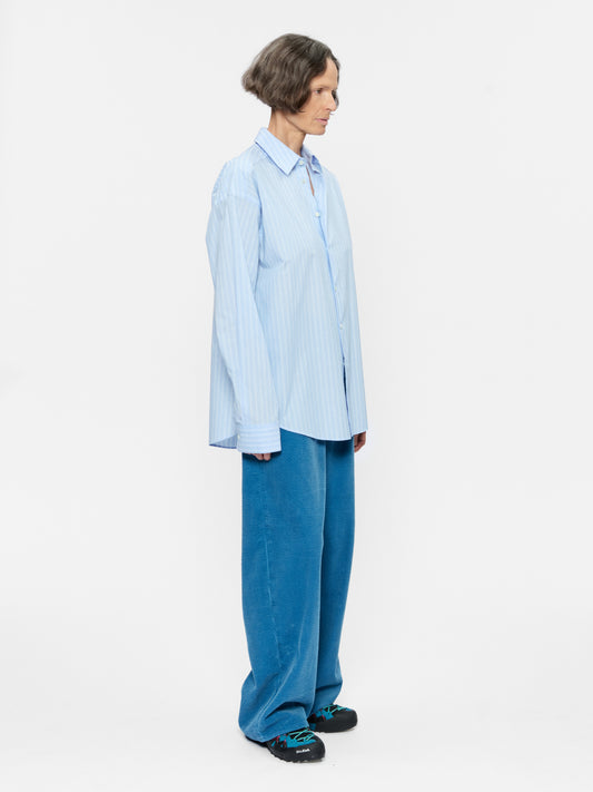 Uniform Shirt Blue Stripe