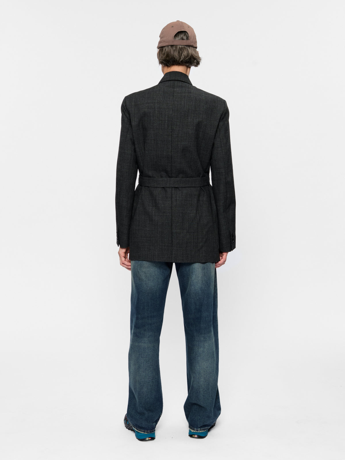 Tailored Robe Blazer Graphite