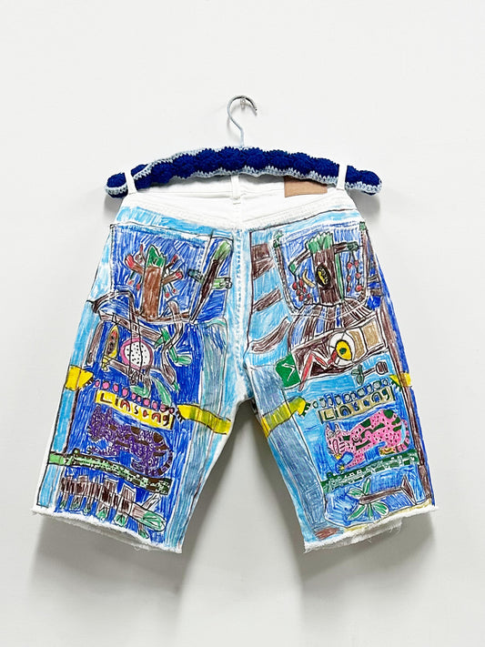 Isabel Gallegos Denim Shorts