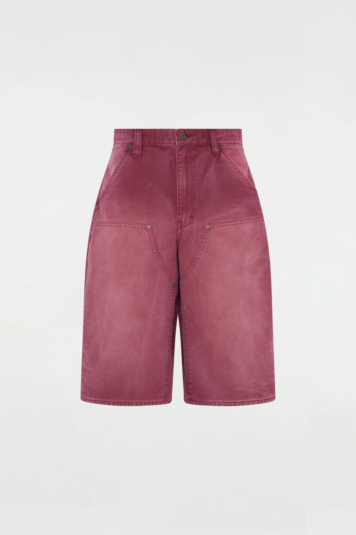 Double Knee Shorts Pomegranate